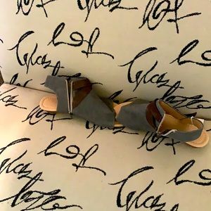 NWOT Charcoal Sandals